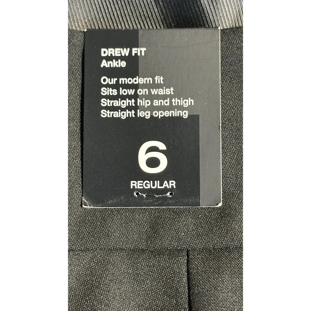 NWT The Limited Black Collection Drew Fit Ankle Straight‎ Leg Size 6 Regular
